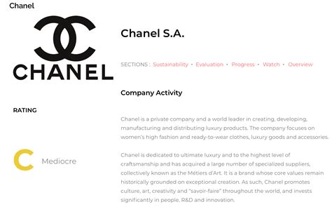 chanel brand core values|chanel sustainability.